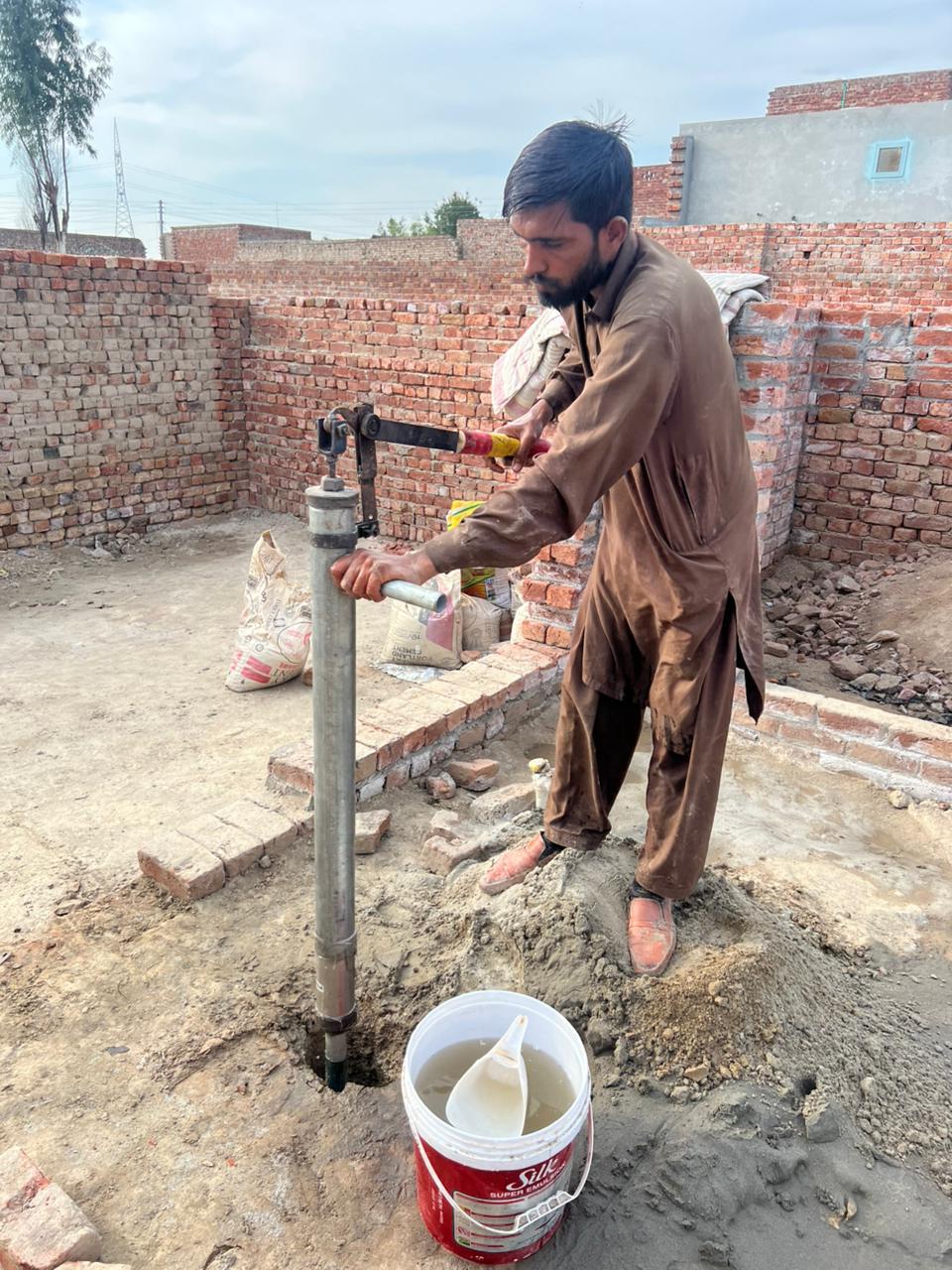Installing water pump